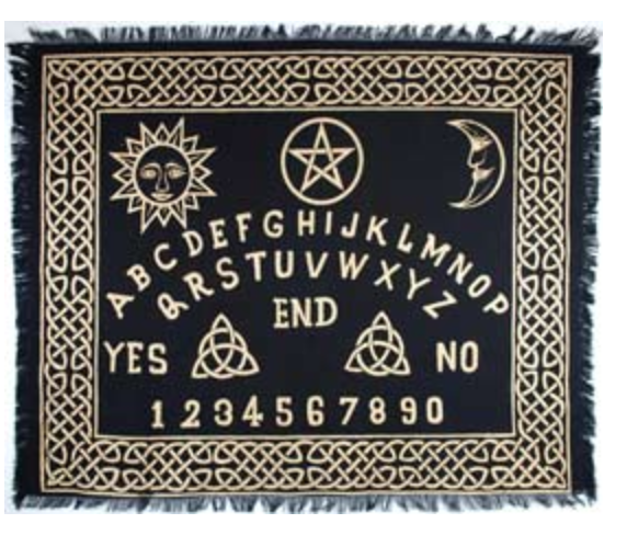 Ouija-Board altar cloth 24" x 30"