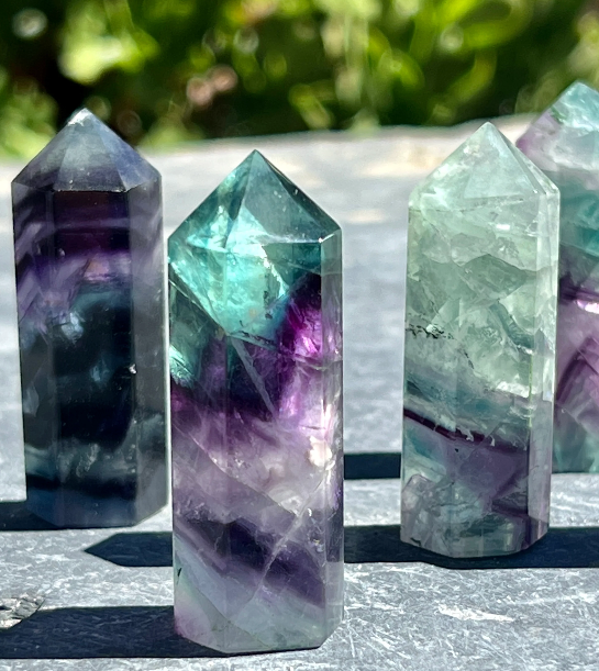 1 1/4"+ Fluorite obelisk