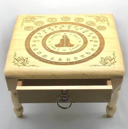 12x 12" Pendulum altar table