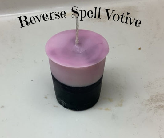 Reverse Curse Spell Candle - Burning Times Candles Perfect for New Year's Day 2025